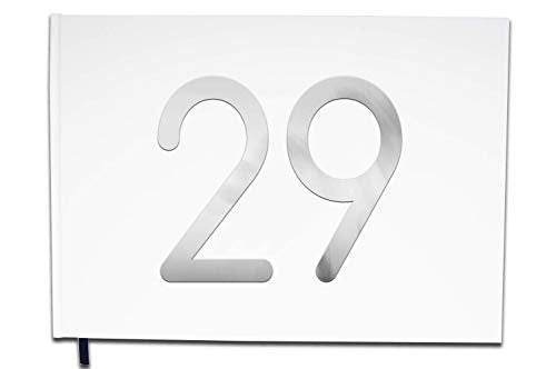 UTTSCHEID Livre d'or 29 Ans - Anniversaire, Mariage, Retraite - Lettres chromées -100 Pages - Qualité Premium