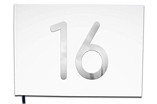 UTTSCHEID Livre d'or 16 Ans - Anniversaire, Mariage, Retraite - Lettres chromées -100 Pages - Qualité Premium