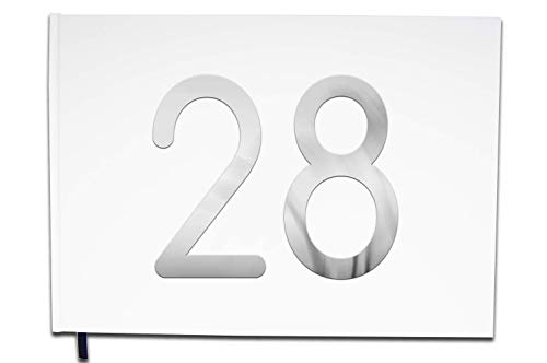 UTTSCHEID Livre d'or 28 Ans - Anniversaire, Mariage, Retraite - Lettres chromées -100 Pages - Qualité Premium