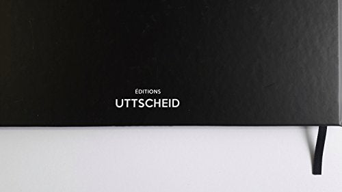 UTTSCHEID Livre d'or Texte personnalisé 2 Lignes - Anniversaire, Souvenir, Cadeau - Lettres chromées ou dorées - 100 Pages