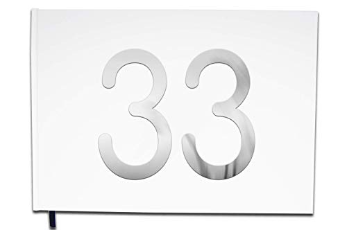 UTTSCHEID Livre d'or 33 Ans - Anniversaire, Mariage, Retraite - Lettres chromées -100 Pages - Qualité Premium