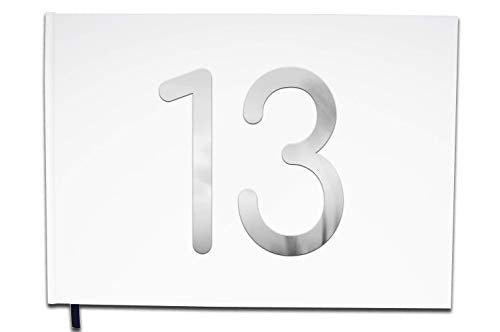 UTTSCHEID Livre d'or 13 Ans - Anniversaire, Mariage, Retraite - Lettres chromées -100 Pages - Qualité Premium