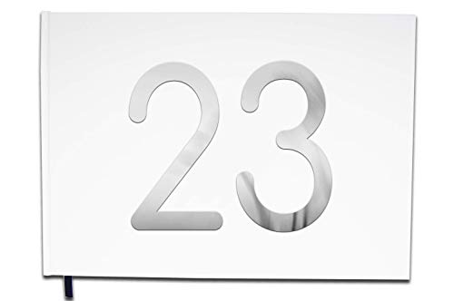 UTTSCHEID Livre d'or 23 Ans - Anniversaire, Mariage, Retraite - Lettres chromées -100 Pages - Qualité Premium