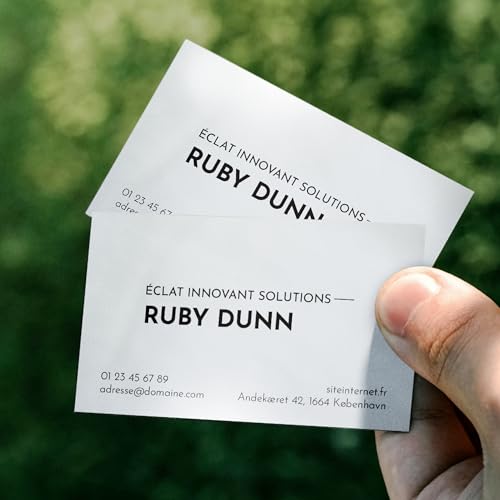 50 à 5000 Cartes de visite personnalisées classiques - UTTSCHEID