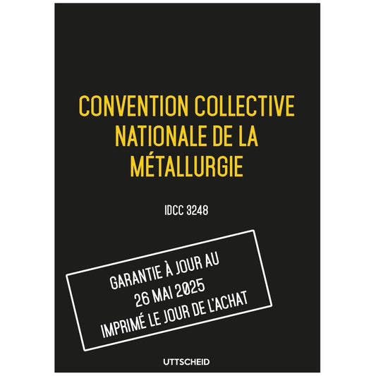 Convention collective de la métallurgie - Idcc 3248 + grille de Salaire