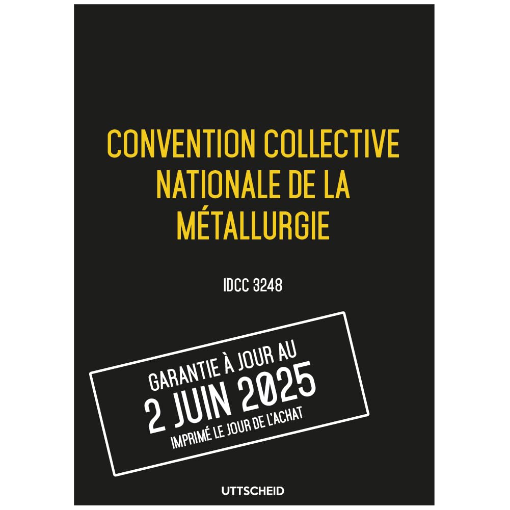 Convention collective de la métallurgie - Idcc 3248 + grille de Salaire