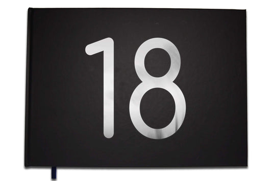 UTTSCHEID Gamme Livre d'or 18 Ans - Anniversaire, Souvenir - Paysage - Couverture Mate, Lettres chromées -100 Pages - Qualité Premium