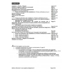 Registre de sécurité incendie ERP de type W (administrations, banques, bureaux)