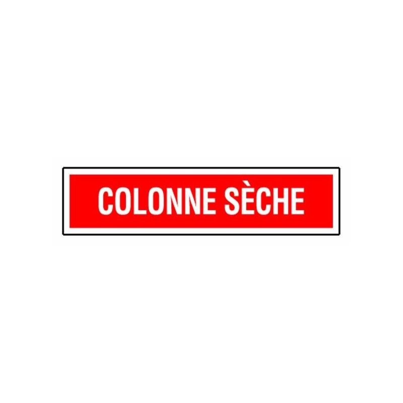 Panneau colonne sèche