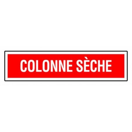 Panneau colonne sèche