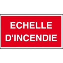 Autocollant vinyl - Echelle incendie - L.200 x H.100 mm