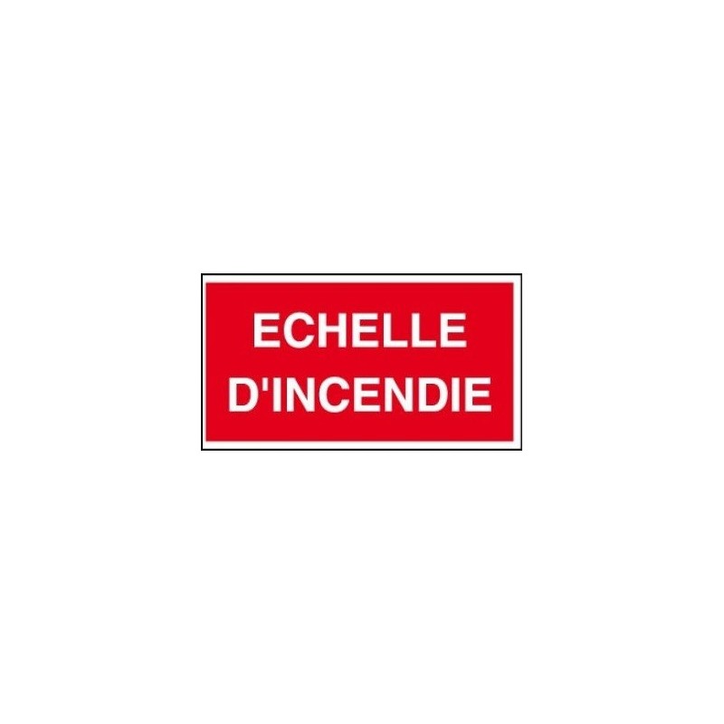 Panneau échelle incendie