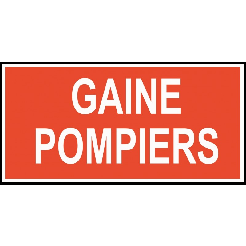 Panneau gaine pompiers