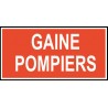 Panneau gaine pompiers