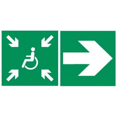 Panneau évacuation 