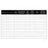 Registre du contrôle médical - 60 pages - Version 2025