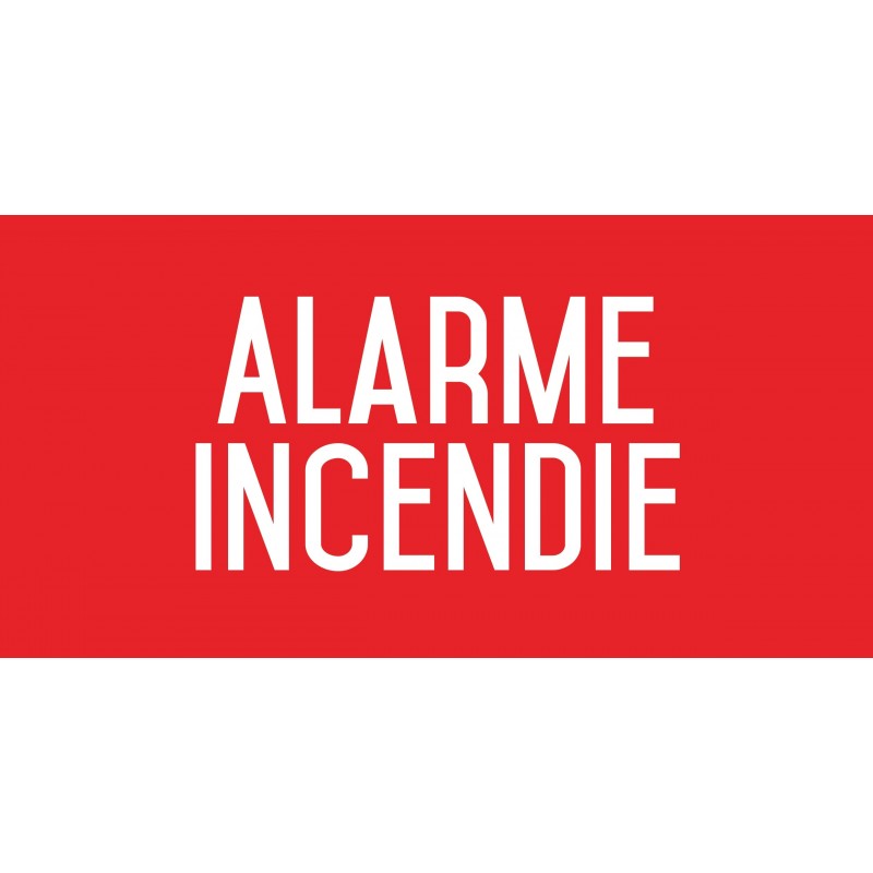 Panneau alarme incendie