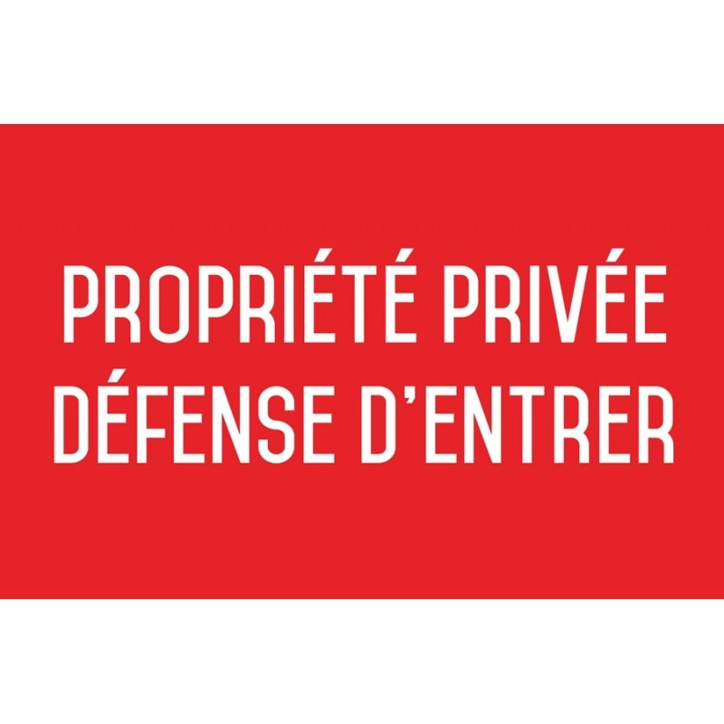 Propriété privée