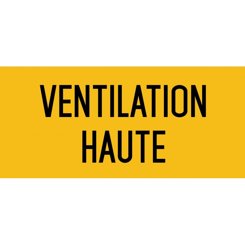 Ventilation haute - L.200 x H.100 mm