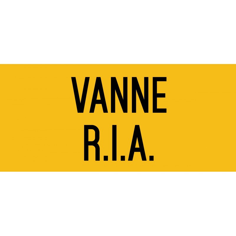 Vanne R.I.A. - L.200 x H.100 mm