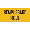 Remplissage fioul - L.200 x H.100 mm