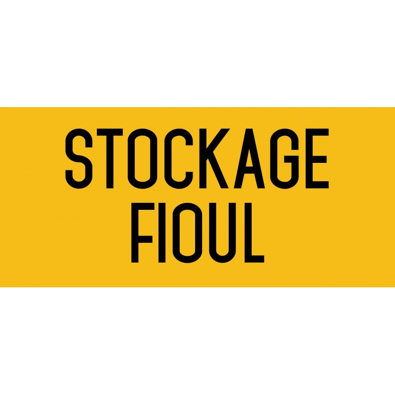 Stockage fioul - L.200 x H.100 mm