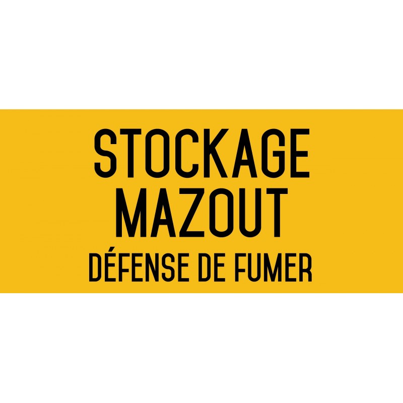 Stockage mazout - L.200 x H.100 mm