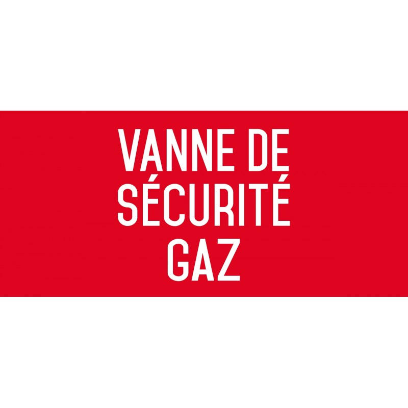 Vanne de sécurité gaz - L.200 x H.100 mm