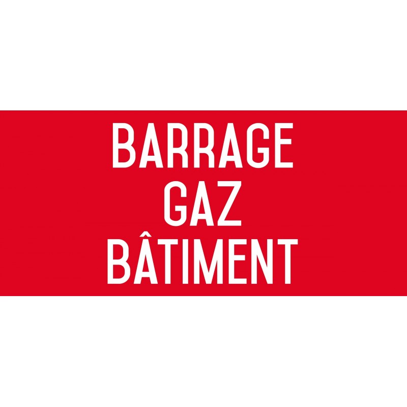 Barrage gaz bâtiment - L.200 x H.100 mm