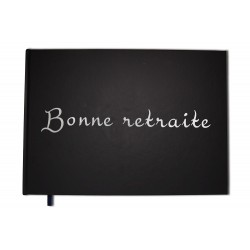 Gamme Bonne retraite : Carnet, album noir - Qualité Premium
