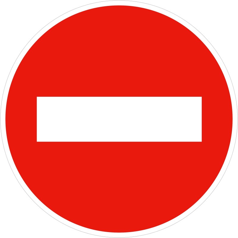 Panneaux de signalisation obligation. Panneau Protection obligatoire de la vue