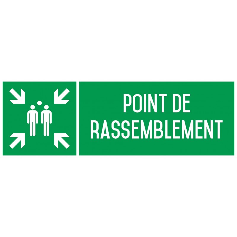 Panneau point de rassemblement 