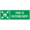 Panneau point de rassemblement 