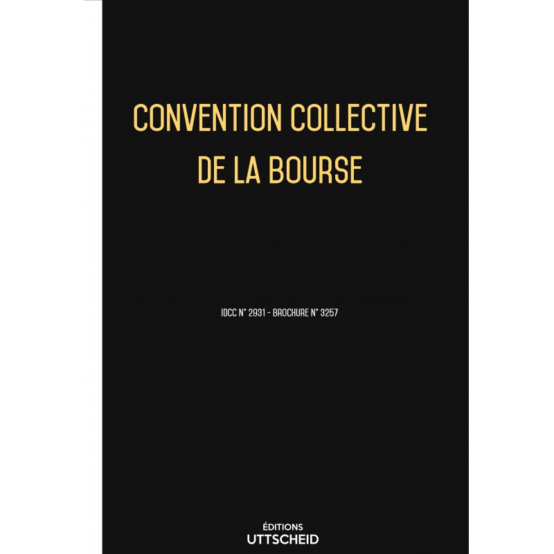 Convention collective de la bourse -