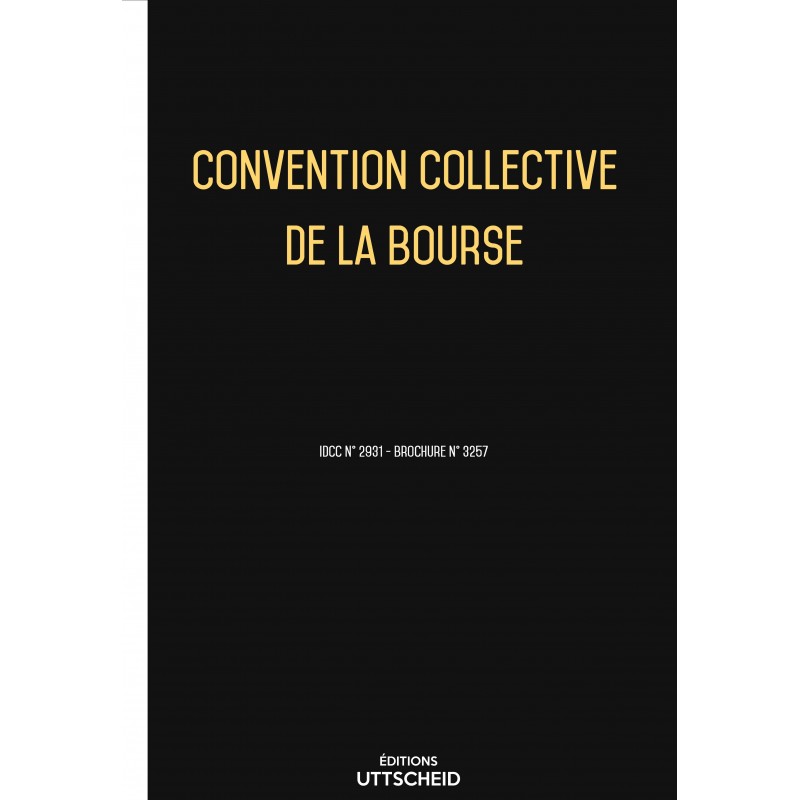 Convention collective de la bourse FEVRIER 2017 + Grille de Salaire