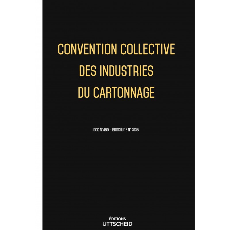 Convention collective des industries du cartonnage - 