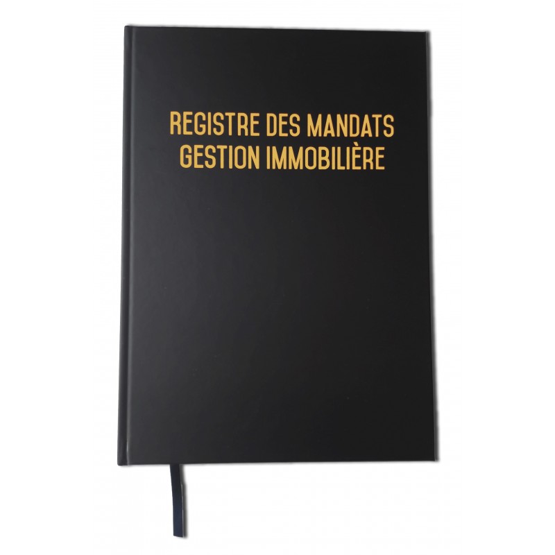 Registre des mandats - Gestion immobilière