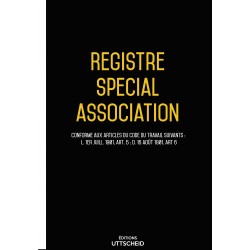 Registre spécial de l'association 2023