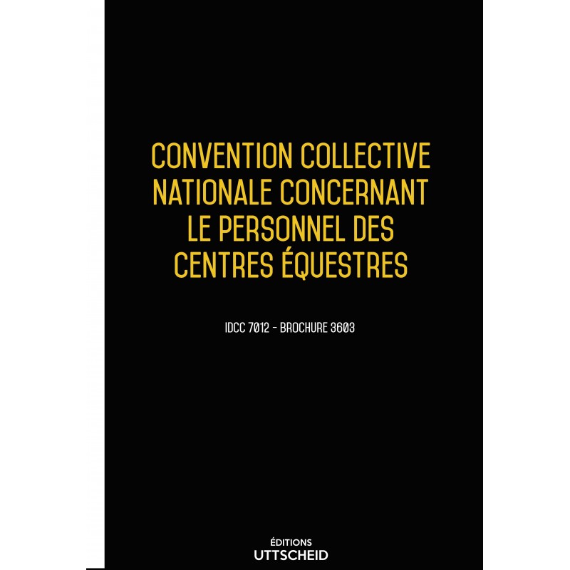 Convention collective nationale Centres Equestres + Grille de Salaire