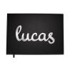 Livre d'or avec prénom : Lucas - Anniversaire, souvenir, cadeau -  Lettres chromées -100 pages - Qualité premium - Uttscheid