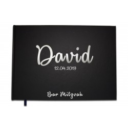 Personalized Wedding Guestbook - Chrome or gold letters -100 pages - Premium quality - Uttscheid