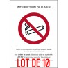 Panneaux de signalisation obligation. Panneau Protection obligatoire de la vue