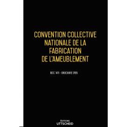 Convention collective nationale de la fabrication de l'ameublement décembre 2017