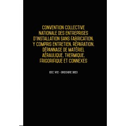 Convention collective nationale des entreprises d'installation aéraulique, thermique - 