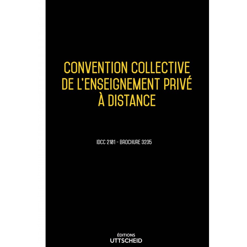copy of Convention collective de l'enseignement privé à distance - 