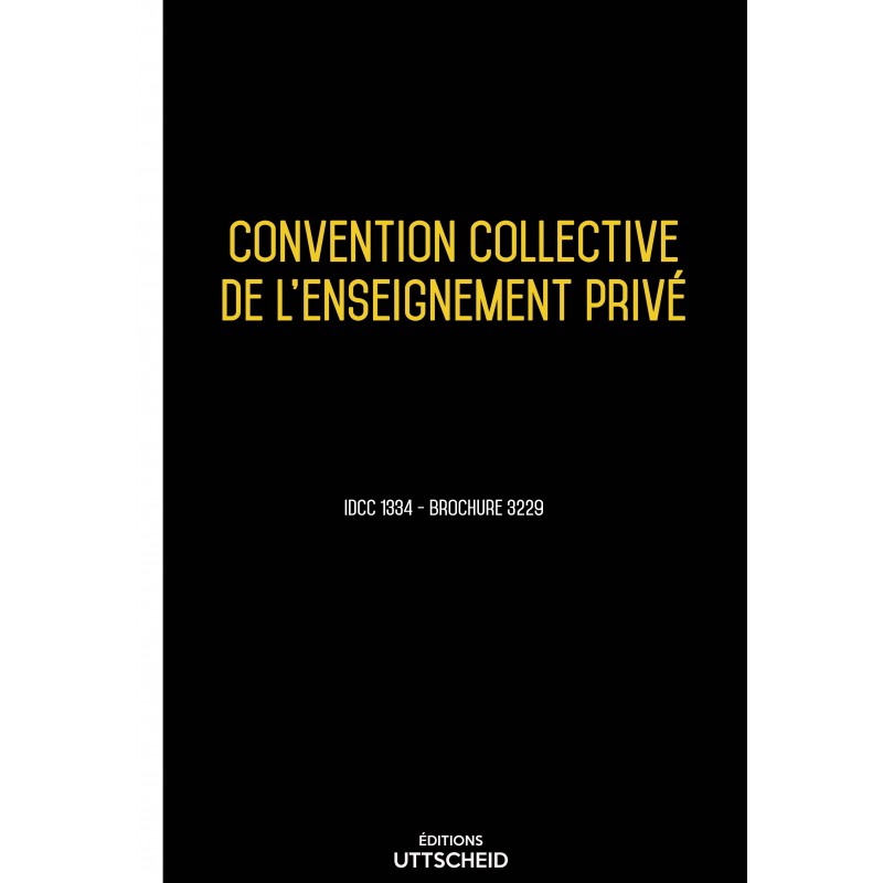 Convention collective de l'enseignement privé -