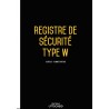 Registre de sécurité incendie ERP de type W (administrations, banques, bureaux) 2024