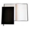 Livre d'Or Noir Format A4 paysage - Couverture mate - Qualité Premium