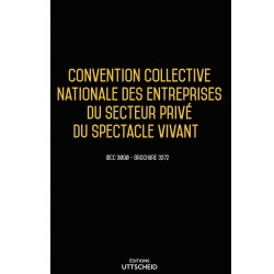 Convention collective nationale des entreprises du secteur privé du spectacle vivant 2024 - Brochure 3372 + grille de Salaire 