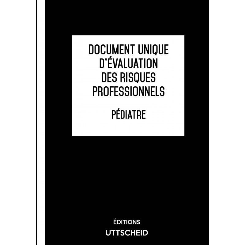 Document unique métier : Pédiatre